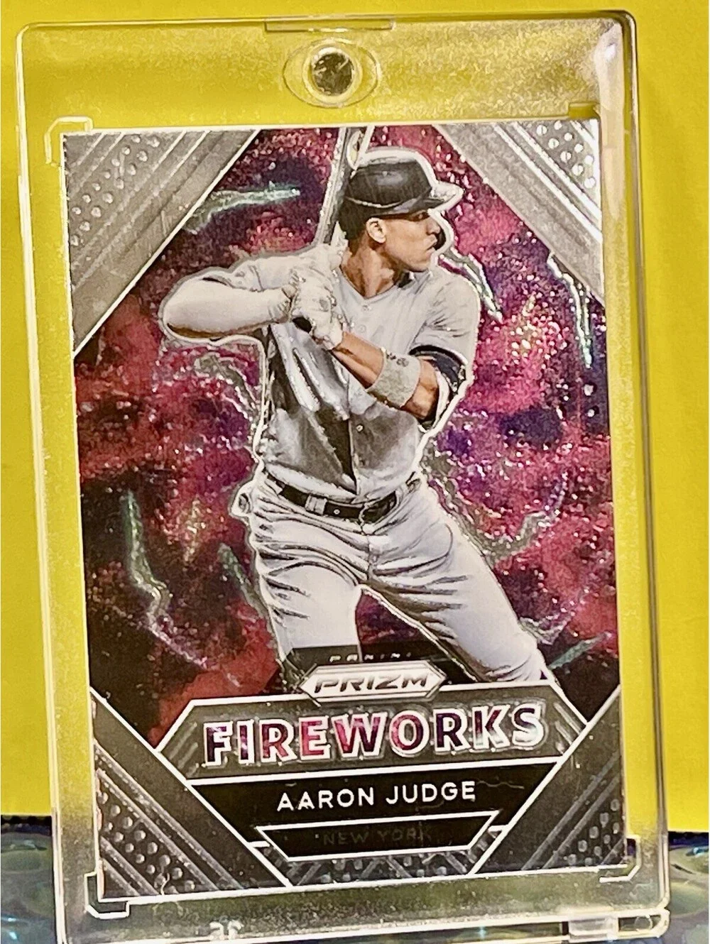 Panini Aaron Judge Prizm Refractor Insert Card Free Case Investment Card